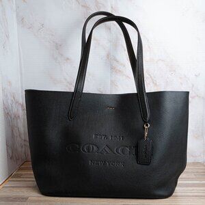 NWT Coach Cameron Tote Black Leather
